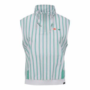 M 파리게이츠골프민소매 NQC 521D2TR601_GY 여성 스마일 하프 집업 슬리브리스 탑