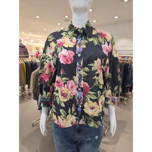 [비꼴리끄] 코튼 퍼프소매 자수 블라우스 B252WB3101