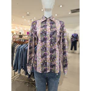 [비꼴리끄] 코튼 큰 카라 기본셔츠 B262WB1110