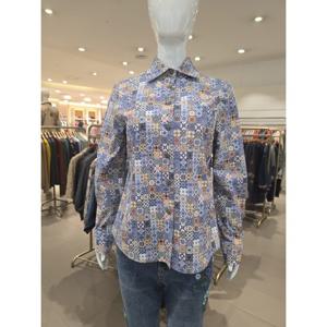 [비꼴리끄] 코튼 큰 카라 기본셔츠 B252WB2090