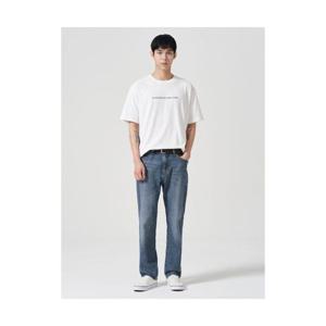 에잇세컨즈 8SECONDS 에센셜 테이퍼드핏 데님 팬츠 블루 424721LP7P 405028