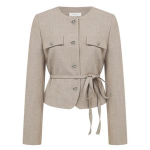 [TAG 299000원][케네스레이디]디엔느 벨티드 자켓 EMWJKQC460