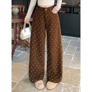 [예쎄][귈림] 잔플라워 하이웨스트 와이드 팬츠(G6SPT008P)