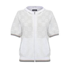 [와이드앵글]여성 CO 전판 로고 반팔 후드 풀집업 L(WWM26K51W2)