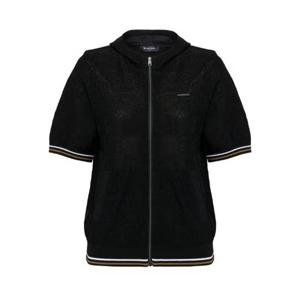 [와이드앵글]여성 CO 전판 로고 반팔 후드 풀집업 L(WWM26K51Z1)