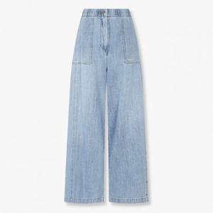 보브  (7156255007) 히든 스트링 와이드 데님 팬츠