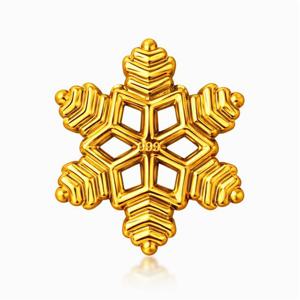 [한국금다이아몬드] 순금 눈꽃 골드바 콩알금 24K 1g