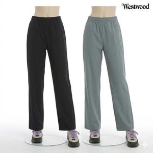 웨스트우드 여성 세미와이드 밴드 팬츠 (2컬러) WQ1WCPT512