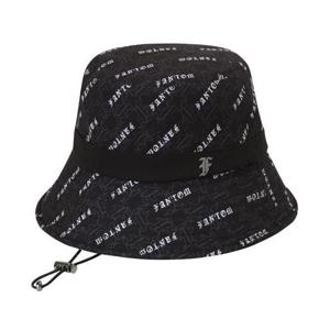 [팬텀][팬텀골프] 남성 로고 패턴 버킷햇 211F1CP104_BK