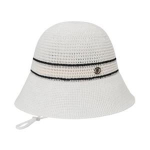 [팬텀][팬텀골프] 여성 라인 배색 고착사 버킷햇 221F2CP108_WH_