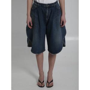 발렌시아가 튤립 디스트로이드 데님 쇼츠 872219TRW61 4060