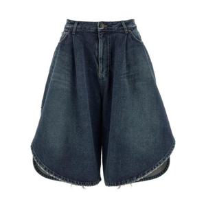 발렌시아가 데님 숏팬츠 872219TRW614060 Blue