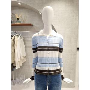 페이지플린  (F6ACA412) 카라넥 셔링 단가라 가디건