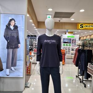 [피에이티]레이온 혼방 7부 티셔츠  1M25382-1_US