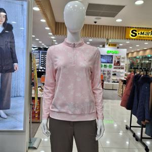 [피에이티]플라워 프리트 반집업 티셔츠  1M25435-2_US