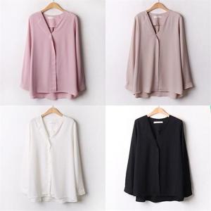 [강물처럼]위쉬몰 BN 모노랩카라블라우스(A761H009) 빅사이즈 (5