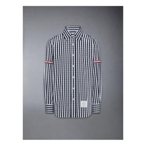 라프리마 톰브라운 깅엄 체크 포플린 암밴드 셔츠 MWL301O F0998 415