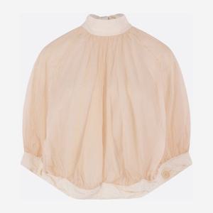 꼼데가르송 백 보우 오간자 블라우스 TQB009S26 2BEIGE