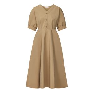 [포커스]V넥 모던 라인 핀턱 원피스 PBINF6M1OP3371