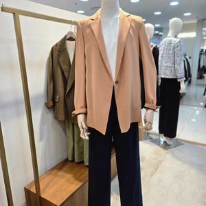 [앤클라인]쉬폰배색자켓AD2D2JK0080-12_DG