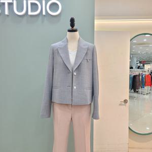 [수스]뒷 슬릿 피그드자켓 S262BJK403/다크베이지,그레이_YS