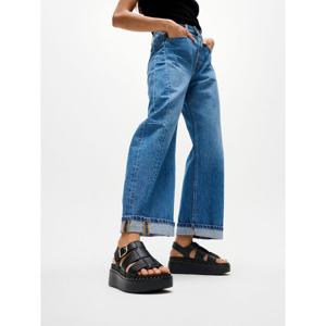 [FITFLOP][삼성물산공식] 여성 GENFF 맥스 텀블드 레더 피셔맨 샌들 - 올 블랙 (FT64K2S175)