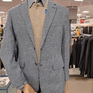 트레몰로 HC09 26SS여름 블루 체크 자켓 TRNFU6M3131