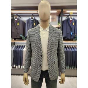 브렌우드 세이브존03 브렌우드 미니멀 체크 경량 써커 자켓 BR-AQJBM26-551