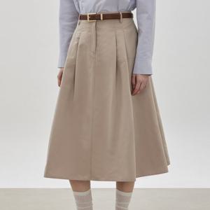 [씨씨콜렉트] 백밴딩 비조 플레어 스커트_C262MSD031