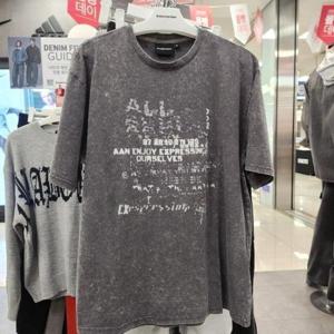 인터크루 HC45 망점솔트워싱반팔티셔츠 ANA2TM07