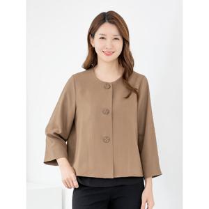 [모슬린]엄마옷 자켓 정장 라운드 A라인 603FGH133 마담/중년여