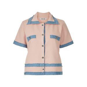 [포커스]포커스 데님 라인 포인트 카라 가디건_VF6M1KC4631