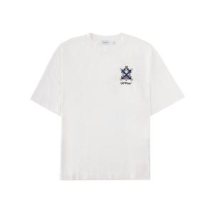 오프화이트 반팔 티셔츠 44MAA120 S26J003100 WHITE