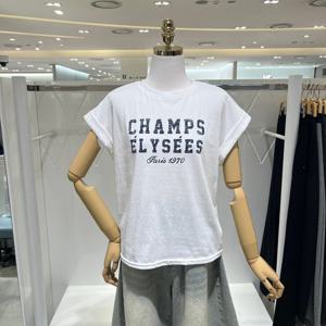 [밸리걸] 레터링 라운드 티셔츠 870340