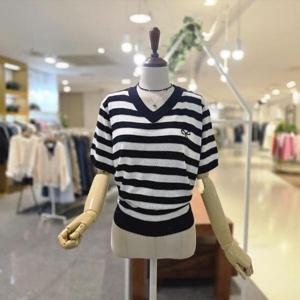 [멜로디가든]M26M4K106_리본폼단가라 니트티