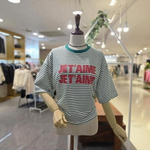 [멜로디가든]M26M4T107_쥬뗌므 단 크롭티셔츠