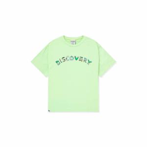 디스커버리키즈반팔티 XQD DKRS53043-MTN 키즈 콜라보 빅로고 반팔티셔츠