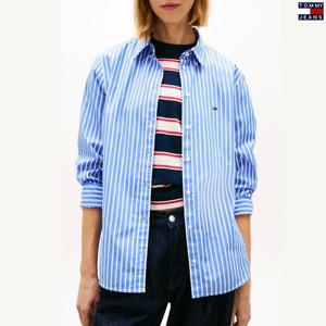 [타미진스]여성 레귤러핏 스트라이프 포플린셔츠 T32G1WSH12TWT1-B