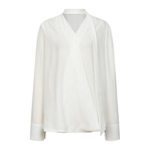 [예쎄][예쎄] 랩스타일 타이 브이넥 블라우스(S6SBL051A)