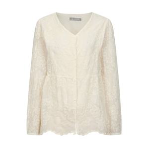 [예쎄][예쎄] 플라워 레이스 브이넥 블라우스(S6SBL032A)