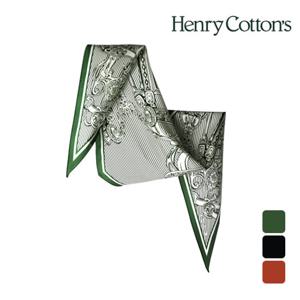 헨리코튼 라피네 마름모 스카프 OQHCS10002