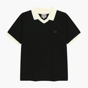 마리떼 스몰 클래식 로고 PK 카라 포인트 티 MFG46UTS222 BLK IVR