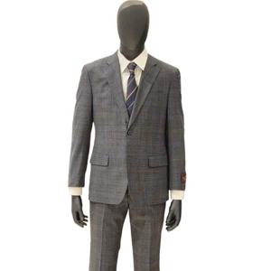 [바쏘]SS  그레이  데일리  순모100  체크  싱글정장셋트KBGAAJF24A