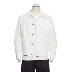 [레노마캐주얼]S/S 봄 여름 화이트 데님 트러커 RQAMBUK06A