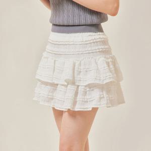 [포커스][팬츠안감]레이스 캉캉 미니 스커트 PBBF6M1SK8231