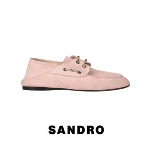 [관부가세포함] 산드로 스웨이드 바토 모카신 SFACH01418 60 (핑크)