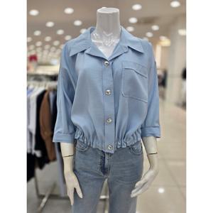 [더아이잗]클레어 오픈칼라 블라우스 IR7A0BL381420_DJ