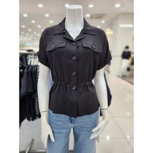 [더아이잗]오픈 칼라 페플럼 블라우스 IR7M0BL711390_DJ