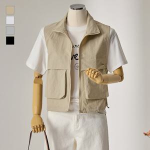 [커스텀에이블] 아노락 포켓 집업 조끼_T2604VT002A