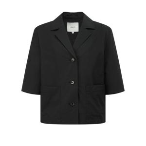 헤지스 여성 26SS 여름 경량 5부자켓 블랙 HSJA6B405BK